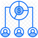 Accionistas Equipo Dinero Icono