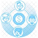Accionista Accionista Inversionista Financiero Icono