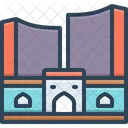 Accommodate Dormitory Building Icon