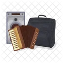 Accordeon Musique Instrument Icône