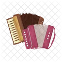 Accordeon Musique Instrument Icône