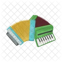 Accordeon Musique Instrument Icône