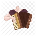 Accordeon Musique Instrument Icône