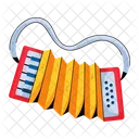 Accordion Melodeon Musical Instrument Icon