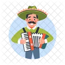 Accordion Player  Icon