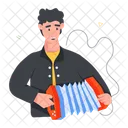 Accordionist Accordion Player Concertina Performer アイコン