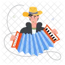 Accordionist Concertina Performer Melodeon Artist アイコン