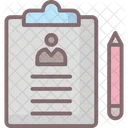 Account Business Clipboard Icon