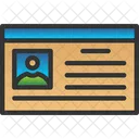 Account Badge Card Icon