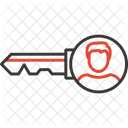 Account Access key  Icon