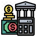 Calculator Money Bank Icon