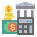Calculator Money Bank Icon