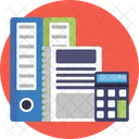 Accounting File Notebook Icon