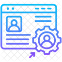 Account Management Web Profile Icon