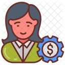 Account Manager Accountant Officer Icon