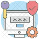 Account Password  Icon