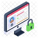 Web Account Web Profile Account Protection Icon