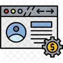 Account Settings Banking Profile Icon