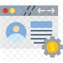 Account Settings Banking Profile Icon