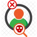 Skull Danger Warning Icon