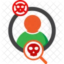 Skull Danger Warning Icon