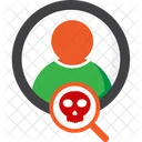 Skull Danger Warning Icon