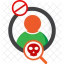 Skull Danger Warning Icon