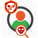 Skull Danger Warning Icon