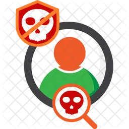 Account skull search protection  Icon