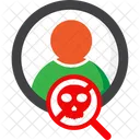 Skull Danger Warning Icon