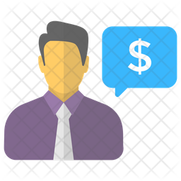 Accountant Icon - Download in Flat Style