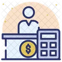 Accountant Auditor Cashier Icon