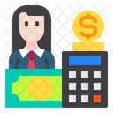 Accounting Calculator Currency Icon