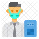 Accountant Avatar Mask Icon