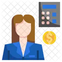 Accountant Administration Budget Icon