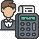 Accountant Accountancy Calculator Icon