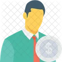 Accountant Entrepreneur Dollar Icon