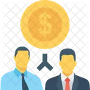 Accountant Dollar Team Icon