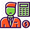 Accountant Accounting Calculator Icon