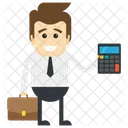 Accountant Cashier Accounts Icon