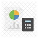 Accountant Graph Analytic  Icon