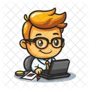 Business Businessman Manager Icon