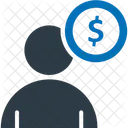 Accountant Businessman Employee Cost Icône