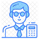 Accountant Avatar Money Icon