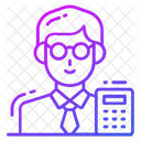 Accountant Avatar Money Icon