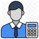 Accountant Reckoner Auditor Icon
