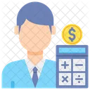 Accountant Male  Icon