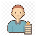 Accountant Male Male Accountant Icon