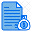 Accounting Startup Contract Icon