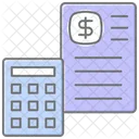 Accounting Lineal Color Icon Icon
